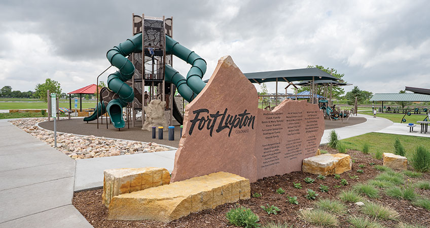 Community Center Park in Fort Lupton, CO